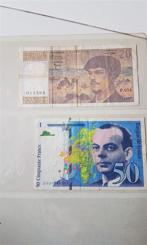 European notes French Francs, Hobbies & Toys, Memorabilia ...