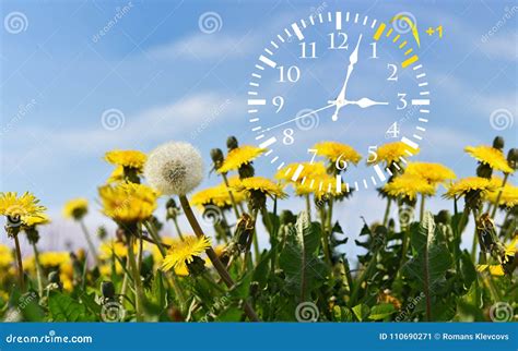 Daylight Saving Time. Change Clock To Summer Time. Stock Image - Image of clock, 0clocksummer ...