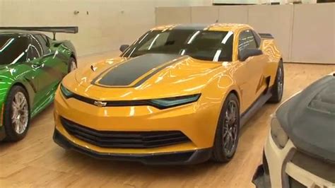 Transformers Age of Extinction Camaro Bumble Bee - YouTube