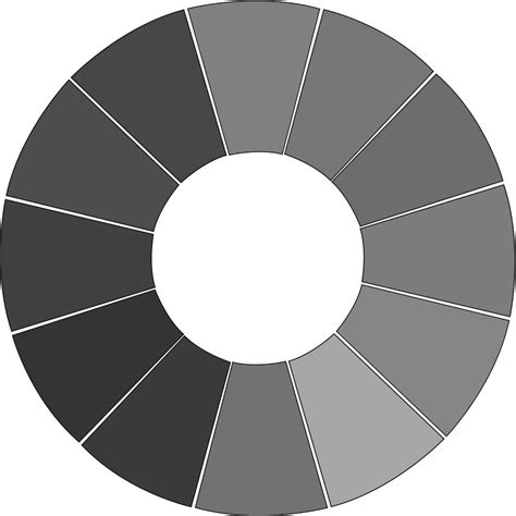 Color Wheel - Black and White | Color theory, Color wheel, Decor