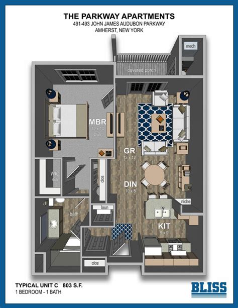 Floor Plans | The Parkway Apartments