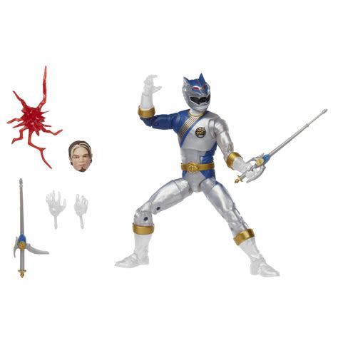 Buy Power Rangers Lightning Collection Wild Force Lunar Wolf Ranger 6-Inch Premium Collectible ...