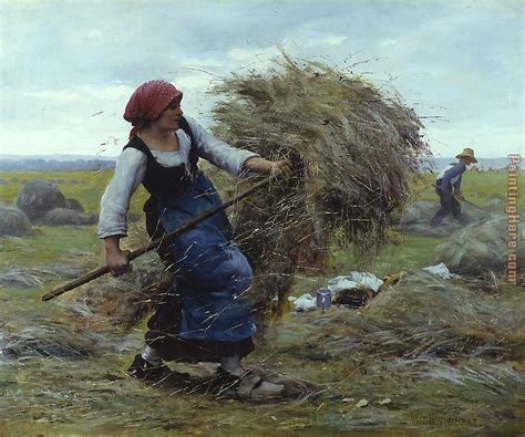 Julien Dupre Harvest Time painting anysize 50% off - Harvest Time ...