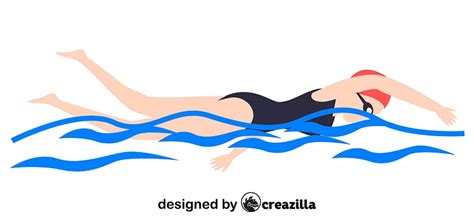 Swimming vector. Free download. | Creazilla