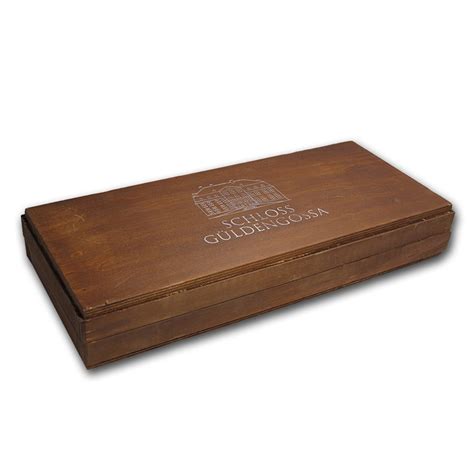 Buy Geiger Edelmetalle Wood Storage Box for 100 oz Silver Bars | APMEX