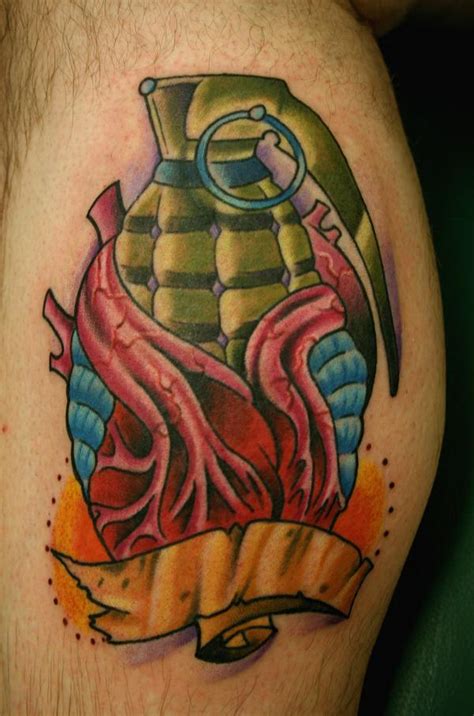 Grenade Tattoos Designs, Ideas and Meaning | Tattoos For You