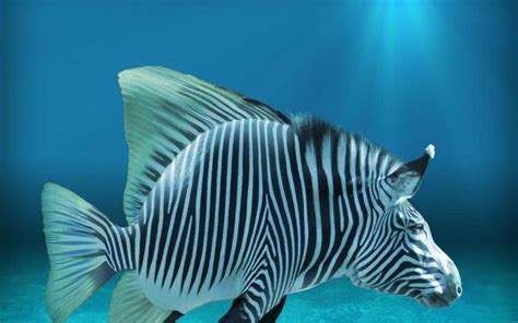 WHAT!? A Zebra fish??!! This one must really be at the very bottom of the deepest part of th ...