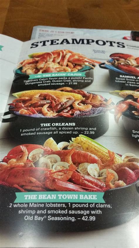 Joe's Crab Shack Menu Prices