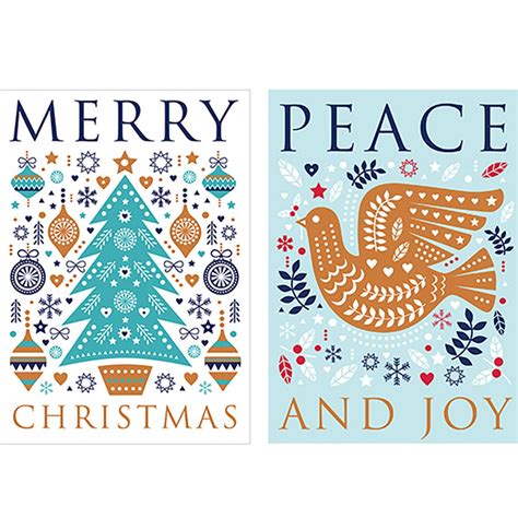 Help for Heroes Peace & Joy Christmas Cards - Pack of 10 - Help for Heroes