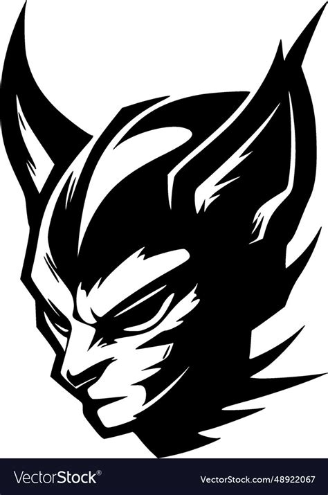 Wildcat - black and white isolated icon Royalty Free Vector