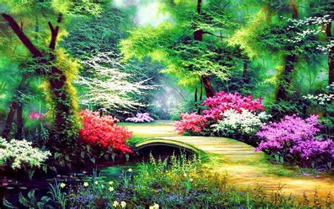 Enchanted Garden Wallpapers - Top Free Enchanted Garden Backgrounds - WallpaperAccess