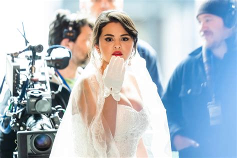 Selena Gomez Was Just Photographed in a Princess-Style Wedding Dress and Veil | Glamour