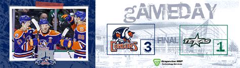 GAME RECAP: Condors 3, Stars 1 – BakersfieldCondors.com