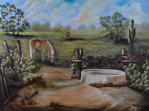 Watering Hole Painting by Jan Holman - Fine Art America