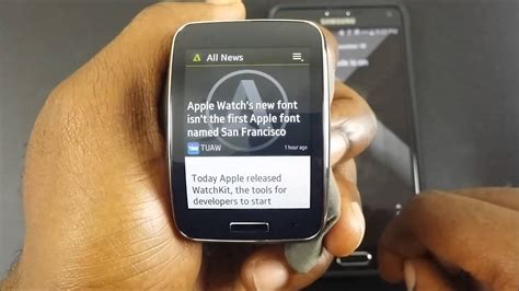 Samsung Gear S App Review: NewsAce & AppyGeek - YouTube