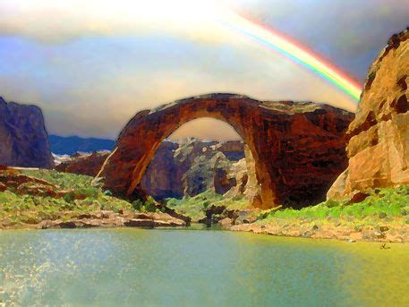 Rainbow Bridge Utah USA | Lake powell, Utah lakes, Lake powell utah