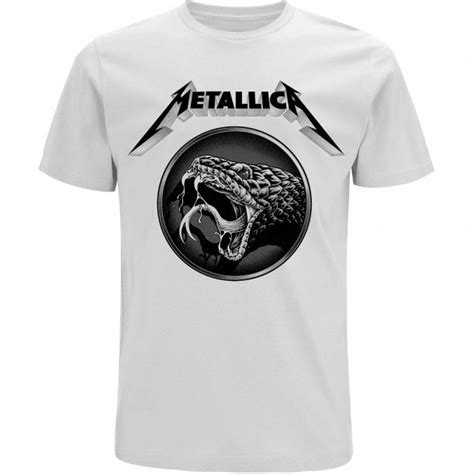 Metallica - Unisex T-Shirt: Black Album Poster - white > Zboží > Trička - Sparkshop.cz