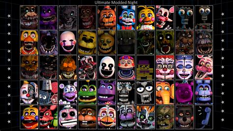 [Mod List] UCN Mod Progress : r/fivenightsatfreddys