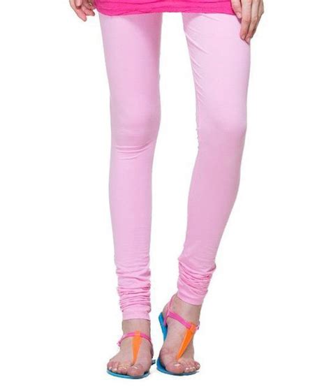 Zadine Light Pink Solid Leggings Price in India - Buy Zadine Light Pink Solid Leggings Online at ...