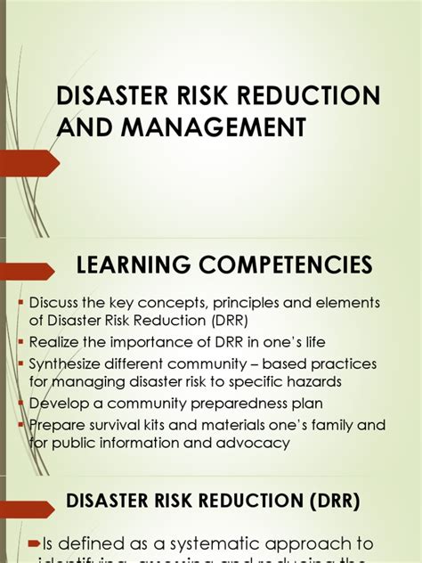 DRRR Module 9 DISASTER RISK REDUCTION AND MANAGEMENT | PDF