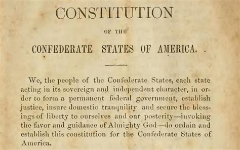 The Confederacy adopts its Constitution - Personal Liberty®