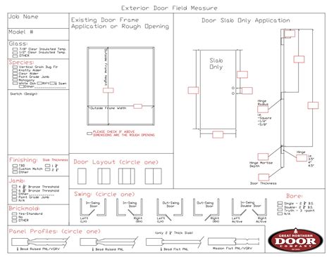 How to Measure an Exterior Door - Great Northern Door