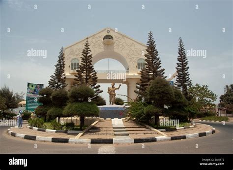 Africa, Gambia. Capital city of Banjul. Arch 22 Stock Photo - Alamy