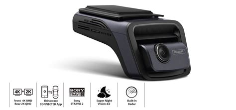 Thinkware Dash Cam U3000 4K UHD Dual-Channel Front/Rear with INSTALLATION - DASHCAM CANADA