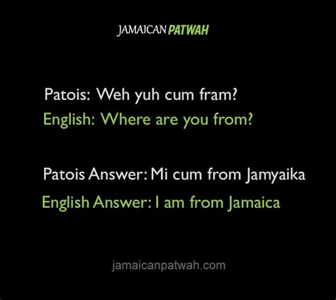 Jamaican Quotes In Patois