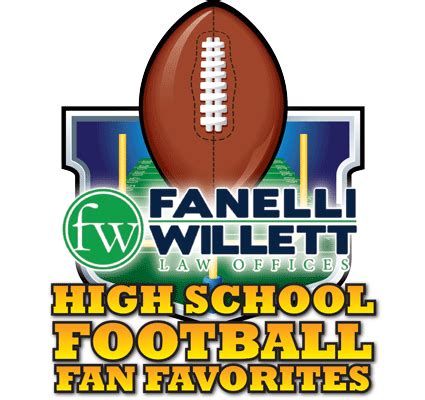 Vote Now For the Fanelli Willett Law Offices High School Football Favorites