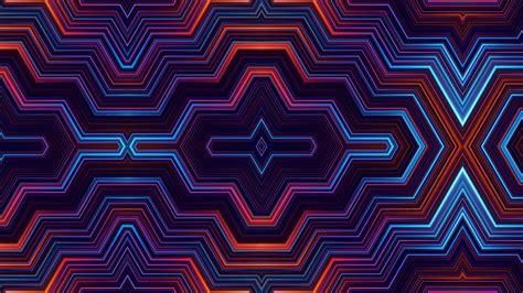 Colorful Symmetry Geometric Lines Abstraction 4K HD Abstract Wallpapers ...