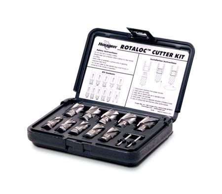 Hougen 10 Piece Rotaloc Cutter Kit 3/4 D.O.C. 1/2 - 1-1/16 - Fastener Warehouse