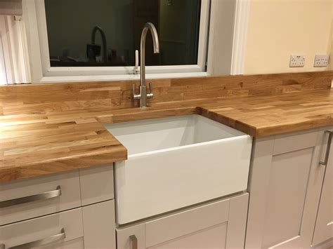 Solid Oak Worktops & Belfast Sink kitchen Supplied & Fit – Niche Emporium