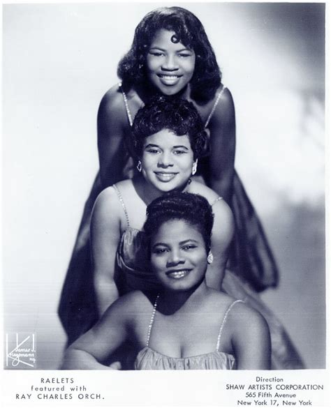 The Raelettes, c 1961. Top to bottom: Pat Lyles, Gwen Berry, Margie Hendricks. (Collection Joël ...