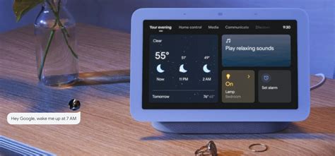 Google Nest Hub (2nd Generation) Smart Home AI Voice Display Controller ...