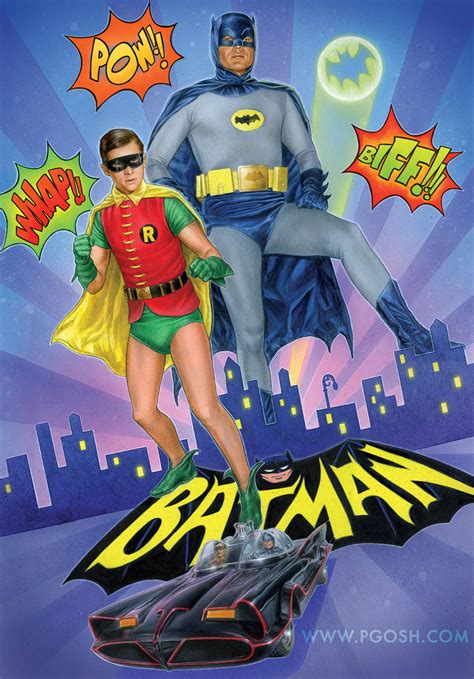 Batman ‘66 Heroes Original Painting – PGosh