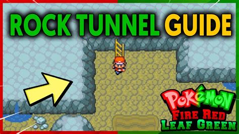 ROCK TUNNEL WALKTHROUGH *NO FLASH* ON POKEMON FIRE RED AND LEAF GREEN - YouTube