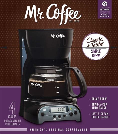 Mr. Coffee 4-Cup Programmable Coffeemaker SALE Coffee Makers Shop ...