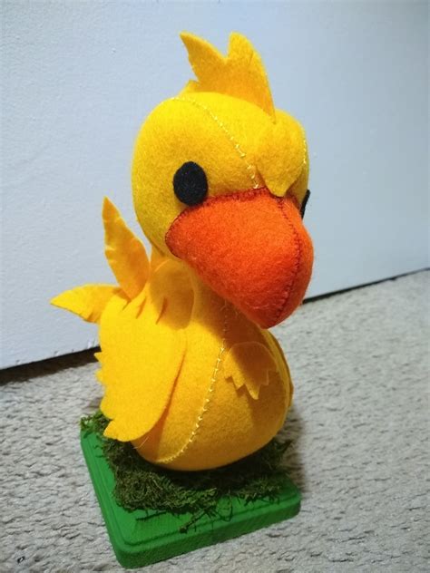 Final Fantasy Inspired Chocobo With Roost Chocobo Plush - Etsy