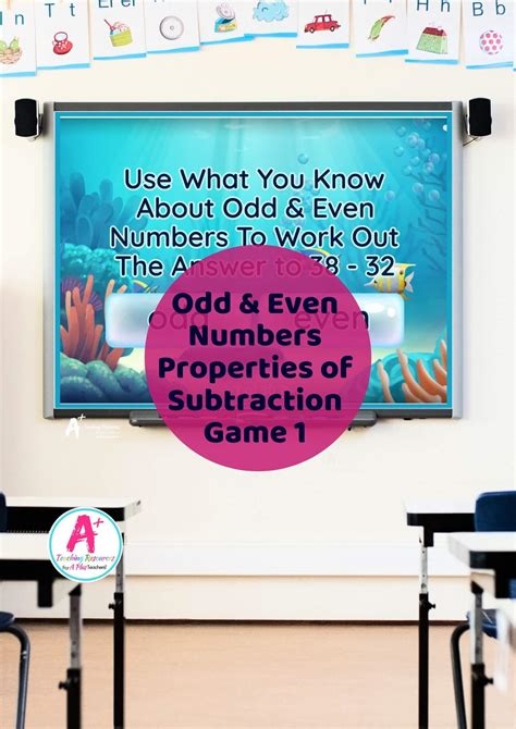 Odd and Even Number Games (subtraction) - A Plus Teacher Club