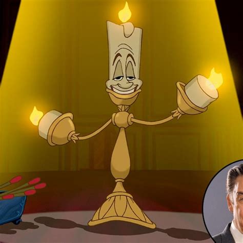 Lumiere, Beauty and the Beast from The Faces & Facts Behind Disney Characters | E! News