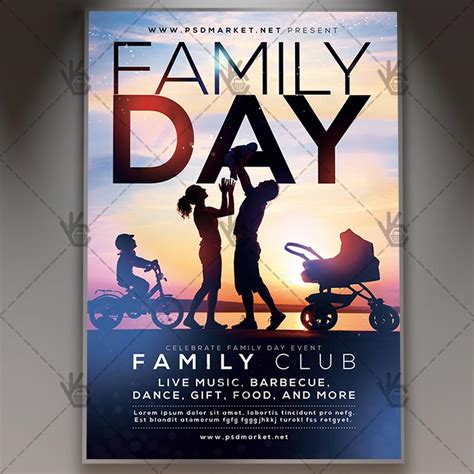Family Day Celebration - Community Flyer PSD Template | PSDmarket