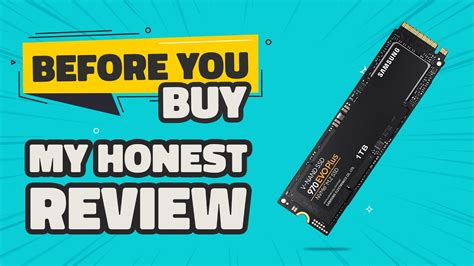 Watch Before you Buy - SAMSUNG 970 EVO Plus SSD | My Honest Review - YouTube