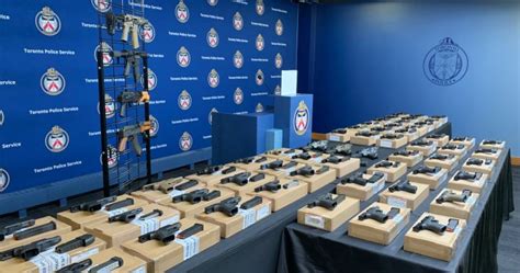 Toronto police seize 62 guns, make several arrests including 1 linked ...