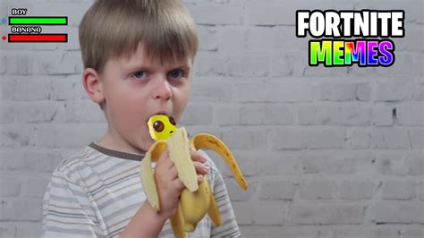 Fortnite memes I watch while eating a banana... - YouTube