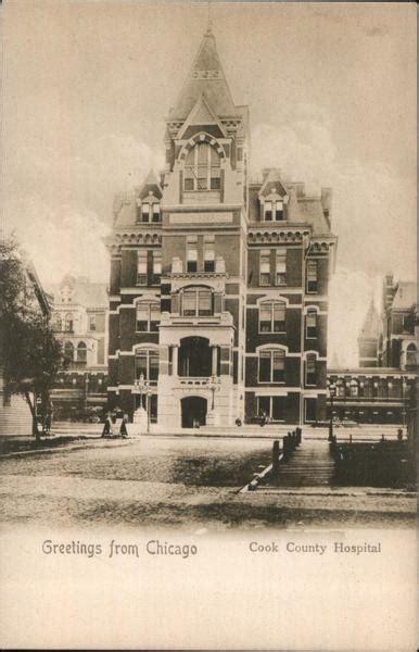 Cook County Hospital Chicago, IL Postcard