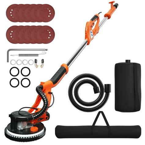 Costway Electric Drywall Sander 750W Adjustable Variable Speed w/ Vacuum and LED Light - Walmart ...