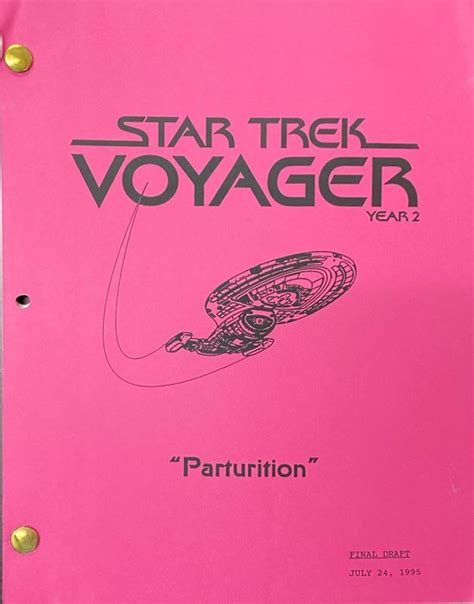 Star Trek: Voyager (Year 2) - Episode "Parturition" - - Catawiki