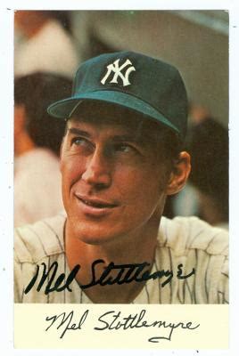 Mel Stottlemyre autographed postcard (1971 New York Yankees) 3.5x5.5 (67)