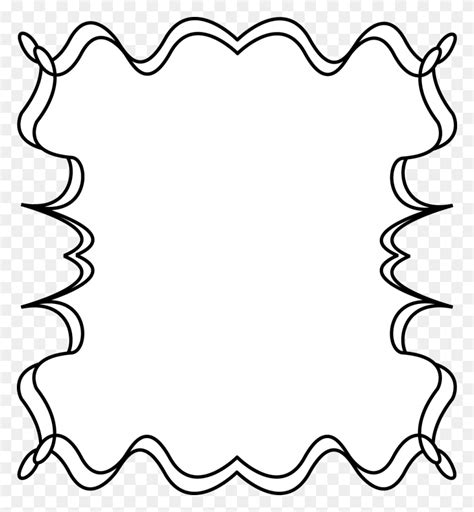 Cute Frame Clipart Black And White - Cute Clipart Black And White ...